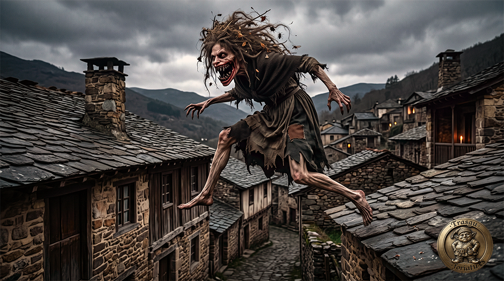 La Zamparrampa personaje mitologico del imaginario Asturiano